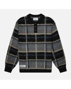 Мужской свитер Ivy Button Up Knit цвет чёрный размер L Butter goods