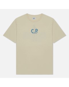 Мужская футболка Natural Jersey цвет бежевый размер XL C.p. company