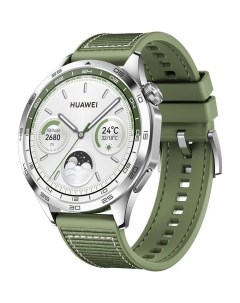 Смарт часы WATCH GT 4 46mm model PNX B19 Green Woven Strap Huawei