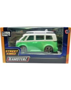 Игрушка Street Kingz зелёный фургон 1416323 00 Teamsterz