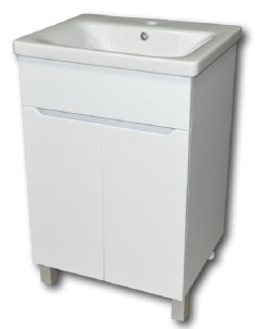 Комплект тумба с умывальником Гамма 23оФ8/1-У55 Софт-13055 Бел-гаммари