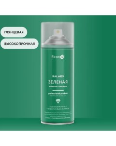 Эмаль универсальная аэрозольная глянц. RAL 6029 зеленая 520мл Elcon