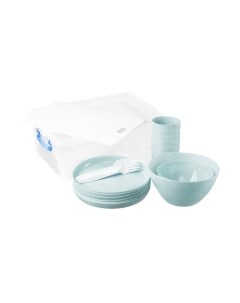 Набор пластиковой посуды Optimplast