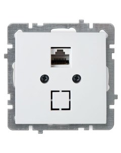 TOURAN бел. Розетка комп. RJ45 (без рамки) 24110444 Nilson