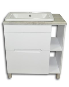 Тумба под ум.с ум. с выд.ящ. Гамма Люкс 8-75 Урбан 12060 правая Бел-гаммари