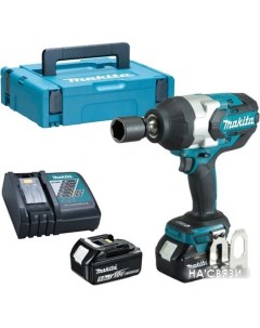 Ударный гайковерт DTW1001RTJ (с 2-мя АКБ, кейс) Makita