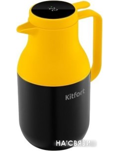 Кувшин термос KT 1240 3 1 6л черный желтый Kitfort