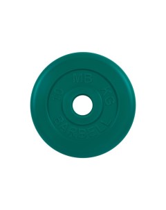 Диск для штанги d51мм 10кг зеленый Mb barbell