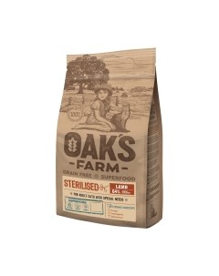 Сухой корм для кошек Oak's farm