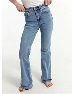 Брюки женские джинсовые flare fit голубые Mark formelle