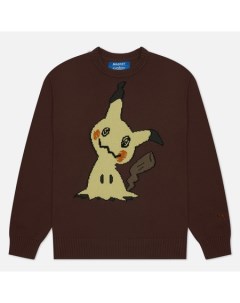 Мужской свитер x Pokemon Mimikyu цвет коричневый размер M Market