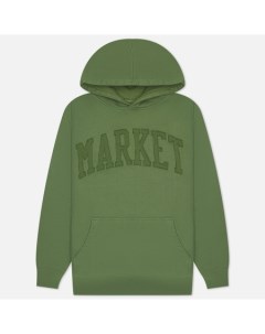 Мужская толстовка Vintage Wash Arc Hoodie цвет зелёный размер M Market