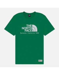 Мужская футболка Berkeley California цвет зелёный размер S The north face