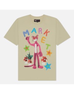 Мужская футболка x Pink Panther Nostalgia цвет бежевый размер XL Market