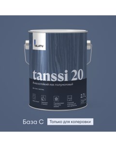 Лак для пола и лестниц износостойкий полуматовый TANSSI 20 4 5л Talatu