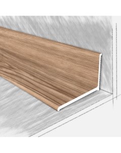 Порог алюминиевый КТМ 2212-717К 0,9 дуб глина Ктм-2000