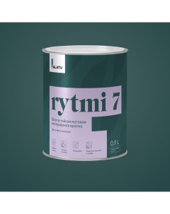 Краска для стен и потолков влагостойкая мат RYTMI 7 БАЗА A 0 9л Talatu