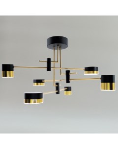 Светильник подвесной (LED) X21014/3+3 55Вт черный/бронза Aitin-pro