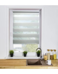 Рулонная штора LB 60-02, 200х185 см (серый день-ночь) Lm decor