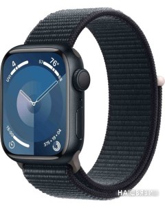 Умные часы Watch Series 9 41 мм алюминиевый корпус полуночный полуночный нейлоновый ремешок Apple