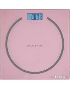 Напольные весы GL4815 розовый Galaxy line