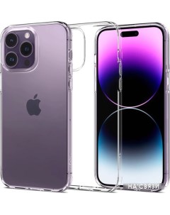 Чехол для телефона Liquid Crystal iPhone 14 Pro Max Crystal Clear ACS04809 прозрачный Spigen