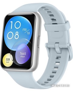 Умные часы Watch FIT 2 Active международная версия серо голубой Huawei