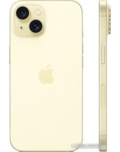 Смартфон iPhone 15 Dual SIM 256GB желтый Apple