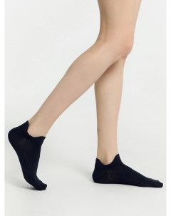 Спортивные короткие женские носки из пряжи coolmax черного цвета Mark formelle
