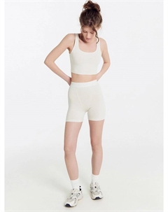 Комплект женский (топ, шорты) в бежевом цвете Mark formelle