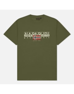 Мужская футболка Aylmer Regular Fit цвет зелёный размер XL Napapijri