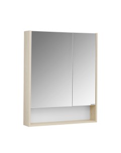 Шкаф с зеркалом для ванной Акватон Сканди 70 1A252202SDB20 Aquaton