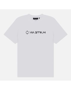 Мужская футболка Cracked Logo цвет белый размер L Ma.strum