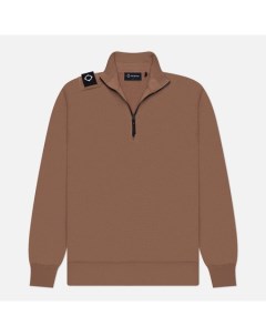 Мужской свитер Quarter Zip цвет коричневый размер S Ma.strum