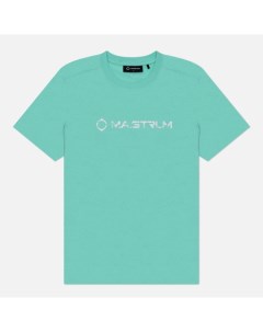 Мужская футболка Cracked Logo цвет зелёный размер L Ma.strum