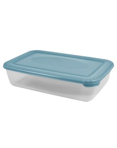 Емкость для хранения пищевых продуктов POLAR прямоугольная 0 9л голубой океан Plast team