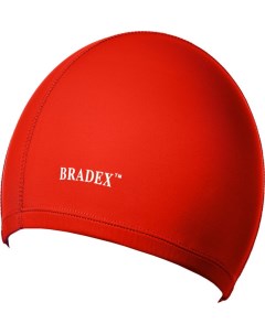 Шапочка для плавания полиамид SF 0855 красный Bradex