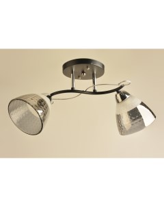 Светильник подвесной (CL) BL-8224/2 BK+CR 2х40Вт Е27 Mirastyle