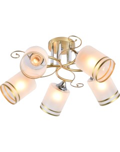 Светильник подвесной (CL) MH-5109A/5 GOLD+CR 5х40Вт Е27 Mirastyle