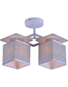 Светильник подвесной (CL) MH-10096/2 WH+GR 2х40Вт Е27 Mirastyle