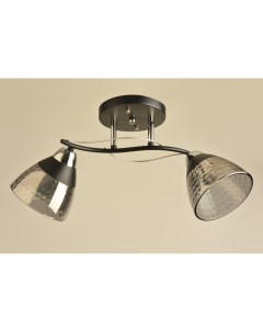 Светильник подвесной (CL) BL-8199/2 BK+CR 2х40Вт Е27 Mirastyle
