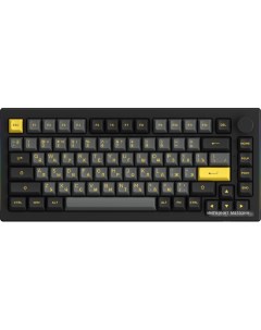 Клавиатура 5075B Plus Black Gold Cream Yellow V3 Akko