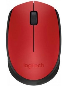 Мышь M171 Wireless Mouse красный черный 910 004641 Logitech