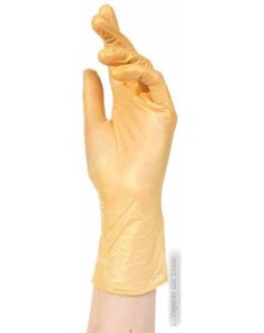 Нитриловые перчатки нитриловые неопудренные 012М М 100 шт золото Adele