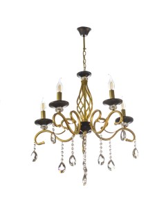 Светильник подвесной (D/CL) 5x60Вт Е27 НСБ 01-5х60-105 NH5509/5 золото/черн. Aitin-pro