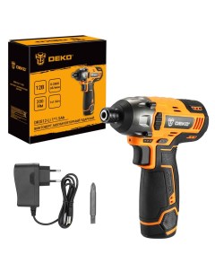 Гайковерт акк. ударный DKIS12-Li (12В,200Нм, 2600об/мин,2х1.5Ач,кейс) Deko