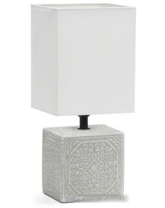 Настольная лампа Пьемонт 505 серо белый белый Лючия