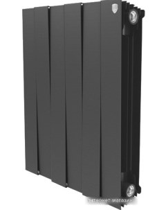 Биметаллический радиатор PianoForte 500 Noir Sable 3 секции Royal thermo