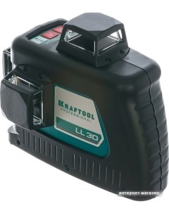 Лазерный нивелир LL 3D 2 34640 2 с держателем Kraftool