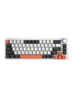 Проводная клавиатура ZA68 White Black Orange TNT Yellow Cyberlynx
